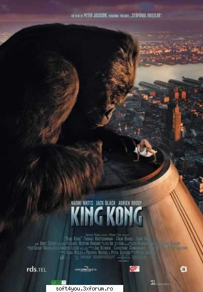 King Kong (2005) - Aventura - - Castigator a 3 premii Oscar 2006: Sunet, Efecte - Filme